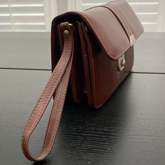 Petek 1855 Vintage Brown Leather Travel Organizer Bag - Picture 11 of 16